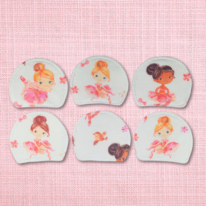 Kosmetikpads 6er Set - Motiv: Primaballerina