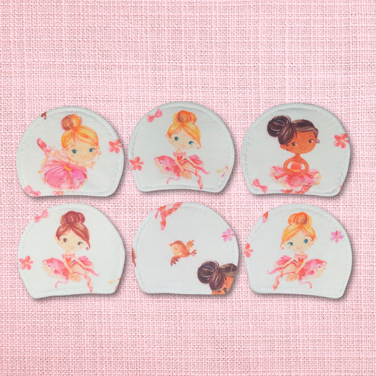 Kosmetikpads 6er Set - Motiv: Primaballerina