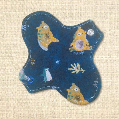 Slipeinlage mit Flügeln - Motiv: Teddy & Pinguin
