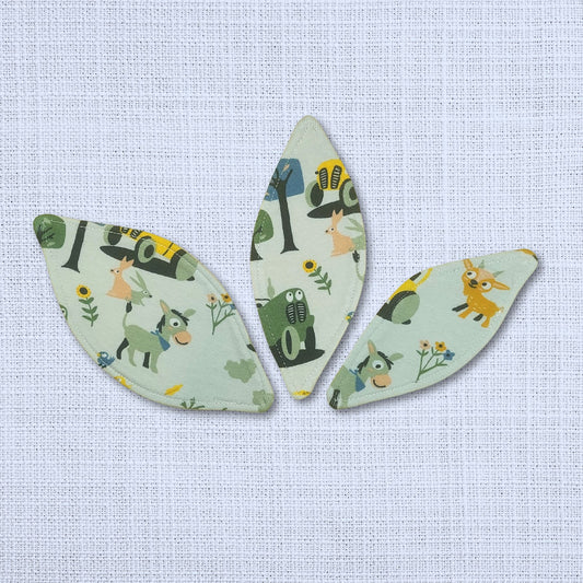 Interlabial Pads 3er Set – Motiv: Bauernhoftiere