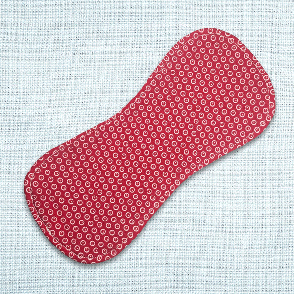 große Slipeinlage ohne Flügel - Motiv: rote Kringel