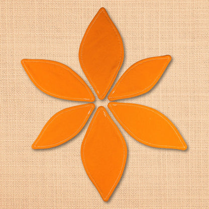 Interlabial Pads 6er Set – Motiv: Uni Orange